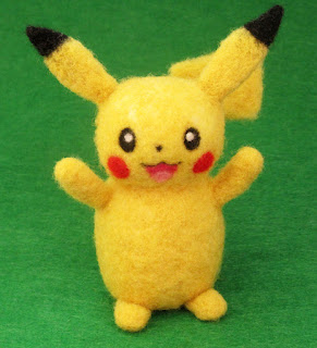 Needle Felted Pikachu